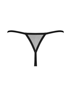 画像2: Novenes crl-thong |クロッチレスタンガ（オープンクロッチ・シースルー・ブラック） | Obsessive 高級Sexyランジェリー【即日発送・サイズ交換NG・メール便対象】輸入下着・ランジェリー   (2)