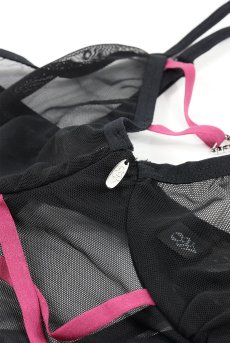 画像14: Novenes chemise  |スリップドレス＆タンガ（ワイヤーあり・シースルー・ブラック） | Obsessive 高級Sexyランジェリー【即日発送・サイズ交換NG・メール便対象】輸入下着・ランジェリー   (14)