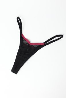 画像16: Novenes chemise  |スリップドレス＆タンガ（ワイヤーあり・シースルー・ブラック） | Obsessive 高級Sexyランジェリー【即日発送・サイズ交換NG・メール便対象】輸入下着・ランジェリー   (16)