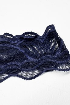 画像7: Nightly Blue crotchless thong |クロッチレスタンガ（オープンクロッチ・シースルー・ネイビー） | Obsessive 高級Sexyランジェリー【即日発送・サイズ交換NG・メール便対象】輸入下着・ランジェリー   (7)