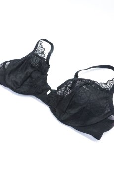 画像14: Deina More 3-pcs set｜ブラ＆タンガ＆ガータベルト3点セット（ワイヤーあり・シースルー・ブラック） | Obsessive 高級Sexyランジェリー【即日発送・サイズ交換NG・メール便対象】輸入下着・ランジェリー   (14)