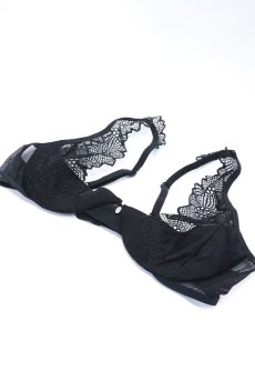 画像13: Deina More 2-pcs crotchless set｜トップレスブラ＆クロッチレスタンガ2点セット（ワイヤーあり・オープンクロッチ・ブラック） | Obsessive 高級Sexyランジェリー【即日発送・サイズ交換NG・メール便対象】輸入下着・ランジェリー   (13)