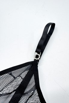 画像13: Olianna 2-pcs set｜ブラ＆タンガ2点セット（ワイヤーあり・ブラック） | Obsessive 高級Sexyランジェリー【即日発送・サイズ交換NG・メール便対象】輸入下着・ランジェリー   (13)