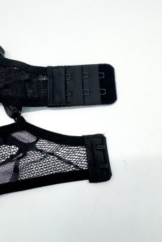 画像16: Olianna 2-pcs set｜ブラ＆タンガ2点セット（ワイヤーあり・ブラック） | Obsessive 高級Sexyランジェリー【即日発送・サイズ交換NG・メール便対象】輸入下着・ランジェリー   (16)