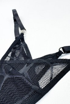 画像17: Olianna 2-pcs set｜ブラ＆タンガ2点セット（ワイヤーあり・ブラック） | Obsessive 高級Sexyランジェリー【即日発送・サイズ交換NG・メール便対象】輸入下着・ランジェリー   (17)