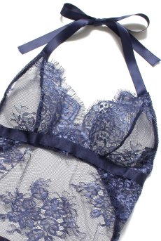 画像17: サイズ限定｜L/XL【20%OFF】Flowlace teddy | 花柄フローラルレースのテディ・ブルー   | 高級Sexyランジェリー Obsessive【即日発送・サイズ交換NG】輸入下着・ランジェリー  （再入荷なし） (17)