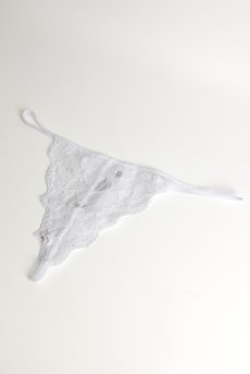 画像14: Weddya babydoll  |ベビードール＆タンガ（ワイヤーあり・フロントホック・シースルー・白） | Obsessive 高級Sexyランジェリー【即日発送・サイズ交換NG・メール便対象】輸入下着・ランジェリー   (14)
