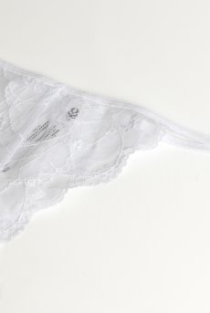 画像15: Weddya babydoll  |ベビードール＆タンガ（ワイヤーあり・フロントホック・シースルー・白） | Obsessive 高級Sexyランジェリー【即日発送・サイズ交換NG・メール便対象】輸入下着・ランジェリー   (15)