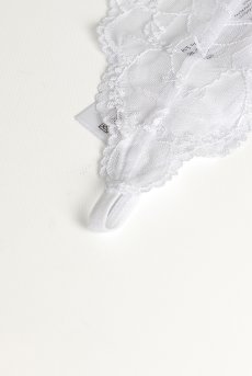 画像16: Weddya babydoll  |ベビードール＆タンガ（ワイヤーあり・フロントホック・シースルー・白） | Obsessive 高級Sexyランジェリー【即日発送・サイズ交換NG・メール便対象】輸入下着・ランジェリー   (16)