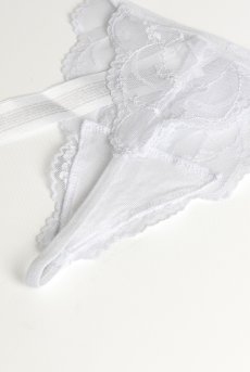画像17: Weddya babydoll  |ベビードール＆タンガ（ワイヤーあり・フロントホック・シースルー・白） | Obsessive 高級Sexyランジェリー【即日発送・サイズ交換NG・メール便対象】輸入下着・ランジェリー   (17)
