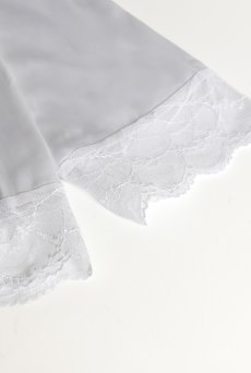 画像12: Weddya peniuar  |ガウン（ストレッチサテン×レース・白） | Obsessive 高級Sexyランジェリー【即日発送・サイズ交換NG・メール便対象】輸入下着・ランジェリー   (12)