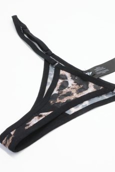 画像21: 【先行予約】5％OFF｜Addia 3-pcs set｜ブラ＆タンガ＆アームカバー3点セット（ワイヤーなし・レオパード柄） | Obsessive 高級Sexyランジェリー【サイズ交換NG・メール便対象】輸入下着・ランジェリー   (21)