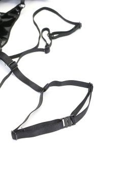 画像16: Rolleya 2-pcs crotchless set｜ブラ＆クロッチレスタンガ2点セット（ワイヤーあり・オープンクロッチ・ボンテージ・ブラック） | Obsessive 高級Sexyランジェリー【即日発送・サイズ交換NG・メール便対象】輸入下着・ランジェリー   (16)