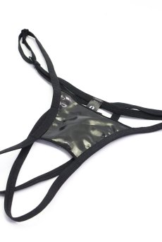 画像18: Rolleya 2-pcs crotchless set｜ブラ＆クロッチレスタンガ2点セット（ワイヤーあり・オープンクロッチ・ボンテージ・ブラック） | Obsessive 高級Sexyランジェリー【即日発送・サイズ交換NG・メール便対象】輸入下着・ランジェリー   (18)