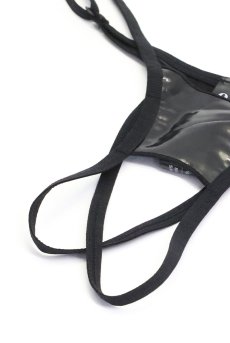 画像20: Rolleya 2-pcs crotchless set｜ブラ＆クロッチレスタンガ2点セット（ワイヤーあり・オープンクロッチ・ボンテージ・ブラック） | Obsessive 高級Sexyランジェリー【即日発送・サイズ交換NG・メール便対象】輸入下着・ランジェリー   (20)