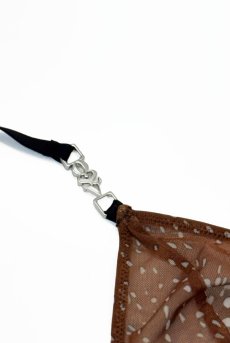 画像12: Vixaria 2-pcs set｜ブラ＆タンガ2点セット（ワイヤーなし・シースルー・ブラウン） | Obsessive 高級Sexyランジェリー【即日発送・サイズ交換NG・メール便対象】輸入下着・ランジェリー   (12)