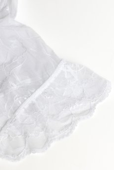 画像16: Weddya crotchless teddy | クロッチレステディ（ワイヤーあり・シースルー・オープンクロッチ・白）  | Obsessive 高級Sexyランジェリー【サイズ交換NG・メール便対象】輸入下着・ランジェリー    (16)