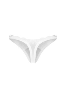 画像4: 先行予約 5％OFF｜Weddya thong |タンガ（シースルー・ホワイト） | Obsessive 高級Sexyランジェリー【サイズ交換NG・メール便対象】輸入下着・ランジェリー   (4)