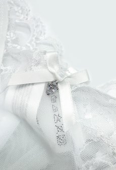画像8: Weddya thong |タンガ（シースルー・ホワイト） | Obsessive 高級Sexyランジェリー【即日発送・サイズ交換NG・メール便対象】輸入下着・ランジェリー   (8)