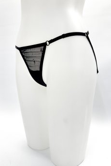 画像15: Anniverse S jockstrap |ジョックストラップショーツ（オープンクロッチ・シースルー・ブラック） | Obsessive 高級Sexyランジェリー【即日発送・サイズ交換NG・メール便対象】輸入下着・ランジェリー   (15)