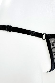 画像18: Anniverse S jockstrap |ジョックストラップショーツ（オープンクロッチ・シースルー・ブラック） | Obsessive 高級Sexyランジェリー【即日発送・サイズ交換NG・メール便対象】輸入下着・ランジェリー   (18)