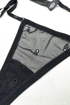 画像16: Anniverse S jockstrap |ジョックストラップショーツ（オープンクロッチ・シースルー・ブラック） | Obsessive 高級Sexyランジェリー【即日発送・サイズ交換NG・メール便対象】輸入下着・ランジェリー   (16)