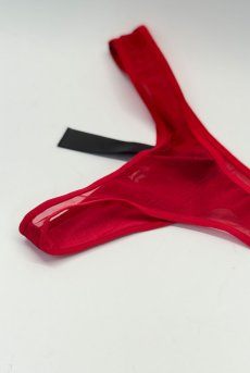 画像16: Crimessa 2-pcs set｜ブラ＆タンガ2点セット（ワイヤーなし・シースルー・レッド） | Obsessive 高級Sexyランジェリー【即日発送・サイズ交換NG・メール便対象】輸入下着・ランジェリー   (16)