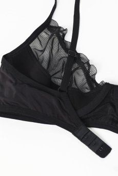 画像20: Stelisa 2-pcs set | ブラ&ショーツ 2点セット（ワイヤーあり・シースルー・レース・ブラック）| Obsessive 高級Sexyランジェリー【即日発送・サイズ交換NG・メール便対象】輸入下着・ランジェリー   (20)