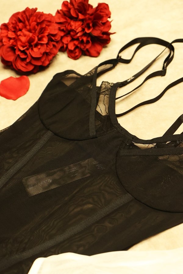 MINERAL Corset tops コルセット 姫ギャル Arrowel BK corset | ガーターベルト付きコルセット（ワイヤーあり