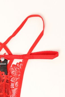 画像22: 838 SET 3  red | ホルターネックのシースルーブラ＆Tバックセット・ノンワイヤー・レッド   | 高級Sexyランジェリー Obsessive【即日発送・サイズ交換NG・メール便対象】輸入下着・ランジェリー   (22)