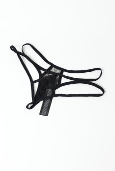 画像9: Arrowel BK panties |タンガ（レース・シースルー・ダブルストラップ・ブラック） | Obsessive 高級Sexyランジェリー【即日発送・サイズ交換NG・メール便対象】輸入下着・ランジェリー   (9)