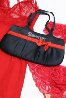 画像22: 数量限定｜SCANDAL-Xmas-set-N｜X'masコフレ｜手提げバッグ＆華やぎランジェリーセット｜キャミソール＆ショーツ3種類入り｜レッド・赤｜Sawrenサブレン輸入下着・高級ランジェリー（再入荷なし） (22)