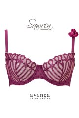 在庫限り｜70A.70C.75Aサイズ｜TUTTI FRUTTI soft  | 一枚レースブラ・ノンパテッドブラ・コサージュ付き | Sawren サブレン【即日発送・サイズ交換NG・メール便対象】輸入下着・高級ランジェリー（再入荷なし） 