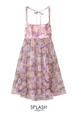 LAVENDER babydoll  | ベビードール・ホルターネック | Sawren サブレン【即日発送】輸入下着・高級ランジェリー (在庫限り)