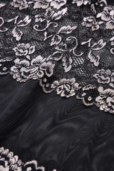 画像14: 【50%OFF】ベビードール（ブラック×シルバーピンク）【送料無料・即日発送】サブレン Sawren 輸入下着・高級ランジェリー（再入荷なし）  (14)