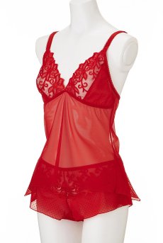 画像1: 【20%OFF】在庫限り｜IN LOVE night set  | ナイトセット・キャミソール＆ショーツ | Sawren サブレン【即日発送・サイズ交換NG】輸入下着・高級ランジェリー（再入荷なし）  (1)