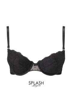 在庫限り｜65D,70G.85C.85Dサイズ｜EBONY push  | 3/4カップ・ワイヤーブラ・すっぴん美乳ブラ | Sawren サブレン【即日発送】輸入下着・高級ランジェリー(再入荷なし)