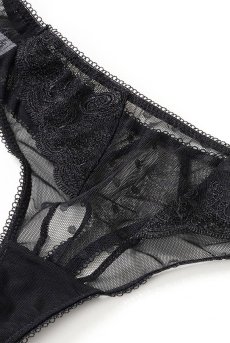 画像13: 在庫限り｜EBONY thong  | タンガ・Ｔバック・シースルー  | Sawren サブレン【即日発送・サイズ交換NG・メール便対象】輸入下着・高級ランジェリー (再入荷なし) (13)