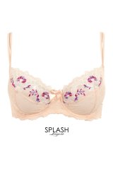 【30%OFF】65H,75E-Fサイズ｜FLORA maxi soft｜一枚レースブラ・パッドなし・大きいサイズ・パッドなし | Sawren サブレン【即日発送】※メール便対象商品※輸入下着・高級ランジェリー (再入荷なし)(再入荷なし)