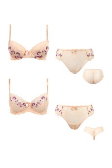 画像19: FLORA thong  | タンガ・Ｔバック・シースルー・アプリコットピンク  | Sawren サブレン【即日発送・サイズ交換NG】※メール便対象※輸入下着・高級ランジェリー （在庫限り） (19)