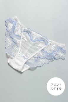 画像11: CLOUD brief  | ノーマルショーツ×ブルー・シースルー | Sawren サブレン【即日発送・サイズ交換NG】※メール便対象※輸入下着・高級ランジェリー  (11)