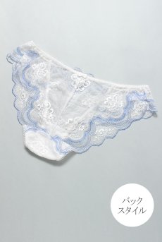 画像12: CLOUD brief  | ノーマルショーツ×ブルー・シースルー | Sawren サブレン【即日発送・サイズ交換NG】※メール便対象※輸入下着・高級ランジェリー  (12)