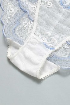 画像15: CLOUD brief  | ノーマルショーツ×ブルー・シースルー | Sawren サブレン【即日発送・サイズ交換NG】※メール便対象※輸入下着・高級ランジェリー  (15)