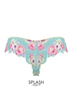 画像2: FLOWERBOMB thong  | タンガ・Ｔバック | Sawren サブレン【即日発送・サイズ交換NG】※メール便対象※輸入下着・高級ランジェリー  (2)