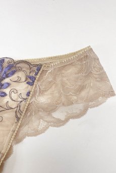 画像11: MAUVE thong  | タンガ・Ｔバック・ヌ―ドベージュ×ラベンダー | Sawren サブレン【即日発送・サイズ交換NG】※メール便対象※輸入下着・高級ランジェリー  (11)