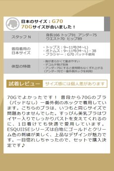 画像26: 在庫限り｜ESQUISSE push  | 3/4カップ・ワイヤーブラ・すっぴん美乳ブラ・エクリュ | Sawren サブレン【即日発送】輸入下着・高級ランジェリー (再入荷なし) (26)