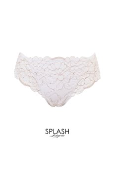 画像1: 在庫限り｜FLEUR white brief  | ノーマルショーツ・総レース・ホワイト | Sawren サブレン【即日発送・サイズ交換NG・メール便対象】輸入下着・高級ランジェリー  (1)