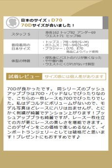 画像14: BLOOM soft  | 一枚レース・パッドなし・ワイヤーブラ・3/4カップ・ピンク×ブルー | Sawren サブレン【即日発送・サイズ交換OK】※メール便対象商品※輸入下着・高級ランジェリー  (14)