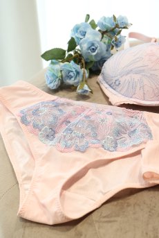 画像19: BLOOM brief  | ノーマルショーツ・ブリーフ・ピンク×ブルー | Sawren サブレン【即日発送・サイズ交換NG・メール便対象】輸入下着・高級ランジェリー  (19)
