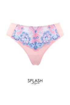 画像1: BLOOM thong  | タンガ・Ｔバック・ピンク×ブルー | Sawren サブレン【即日発送・サイズ交換NG・メール便対象】輸入下着・高級ランジェリー  (1)
